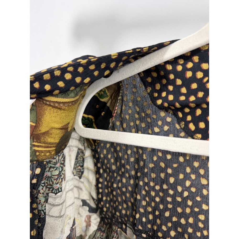 Signet New York Vintage Elephant Novelty Print Blazer Jacket Rayon Large USA - Picture 6 of 16